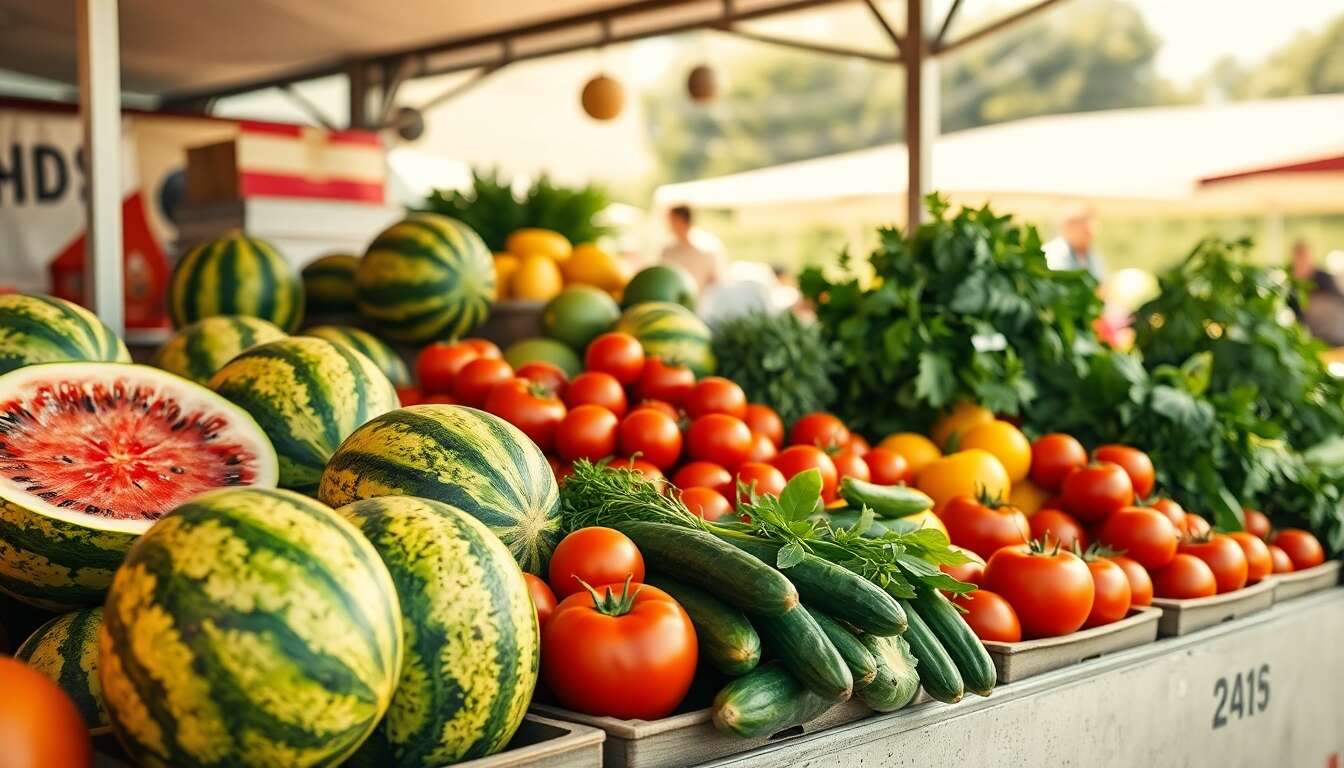 Les fruits et légumes de saison : vos alliés contre la chaleur