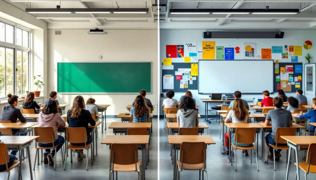 Différences fondamentales entre écoles françaises et américaines
