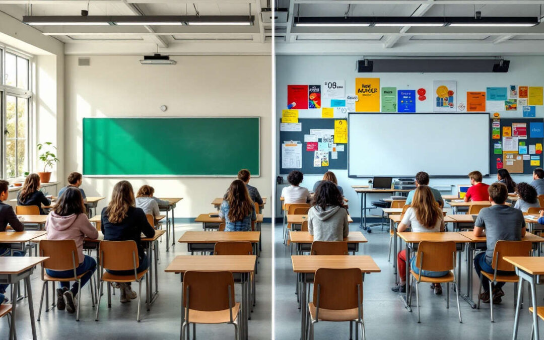 Différences fondamentales entre écoles françaises et américaines