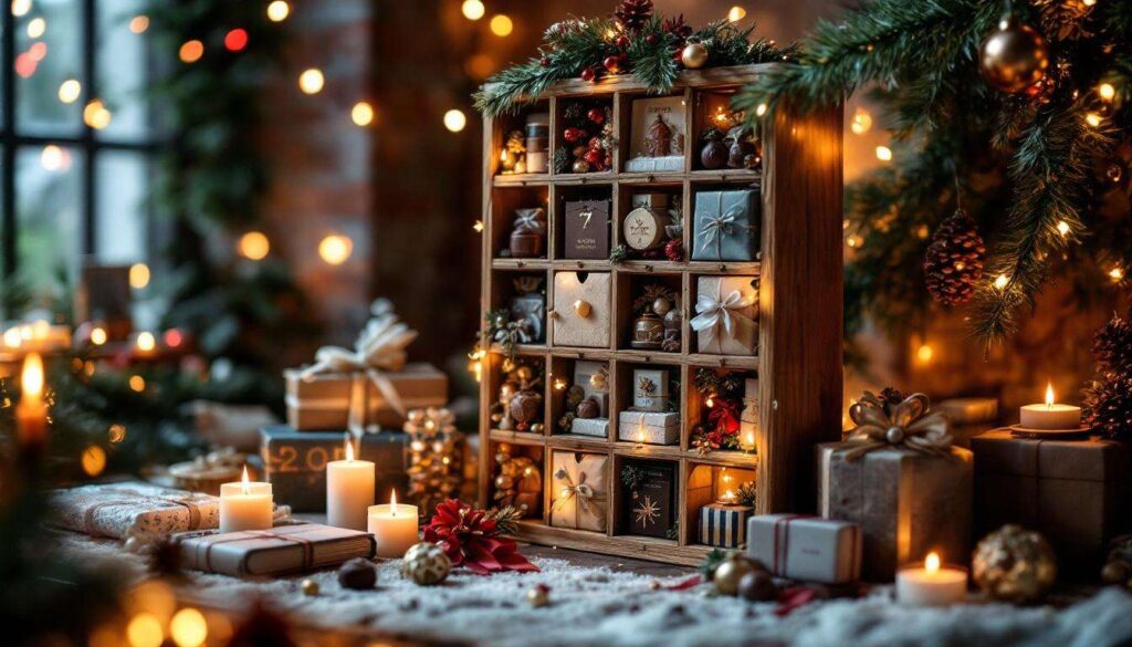 Calendrier de l'Avent pour adultes : idées originales et créatives