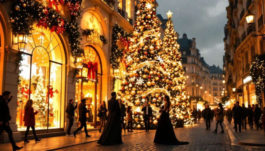 Vitrines et Sapin de Noël 2025 : inauguration aux Galeries Lafayette avec Clara Luciani