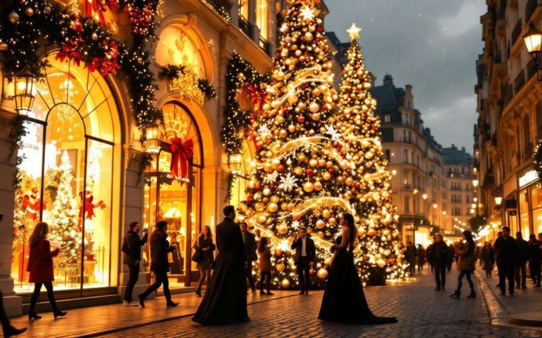 Vitrines et Sapin de Noël 2025 : inauguration aux Galeries Lafayette avec Clara Luciani