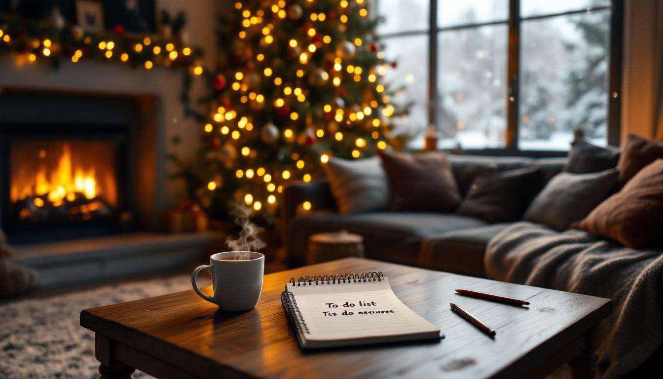 To-do liste et rétroplanning pour un Noël sans stress