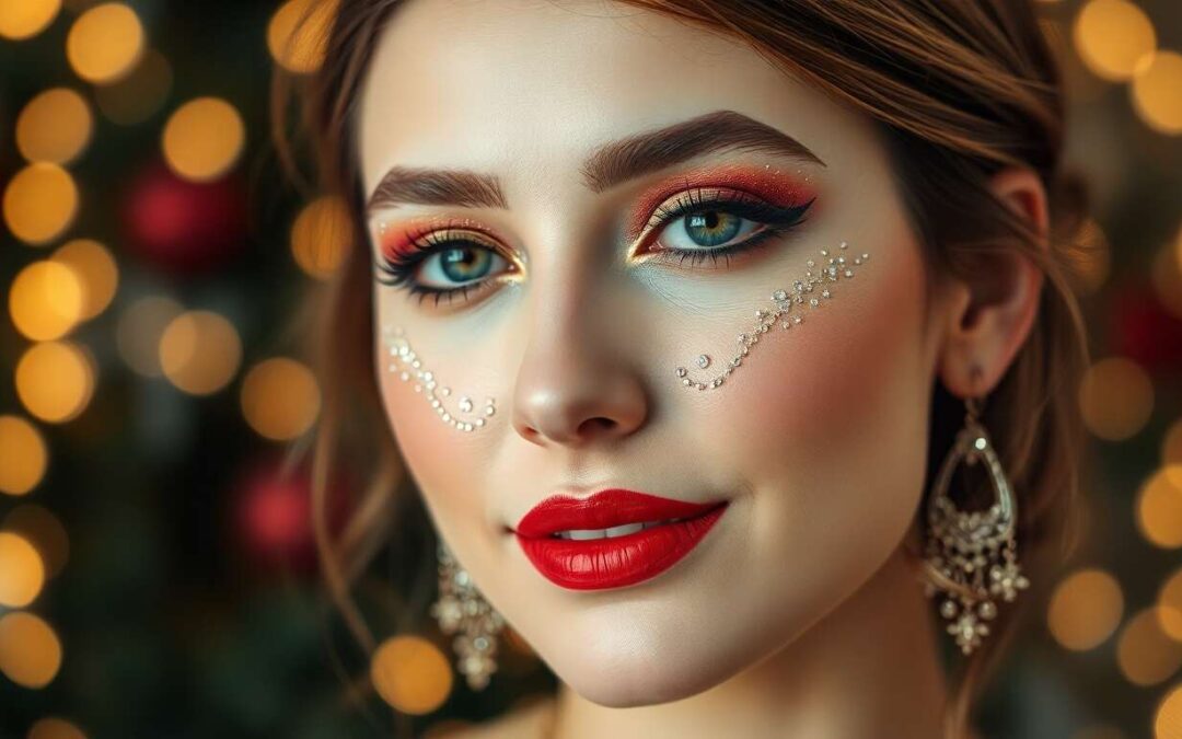 Make-up Noël : soyez resplendissante toute la soirée !