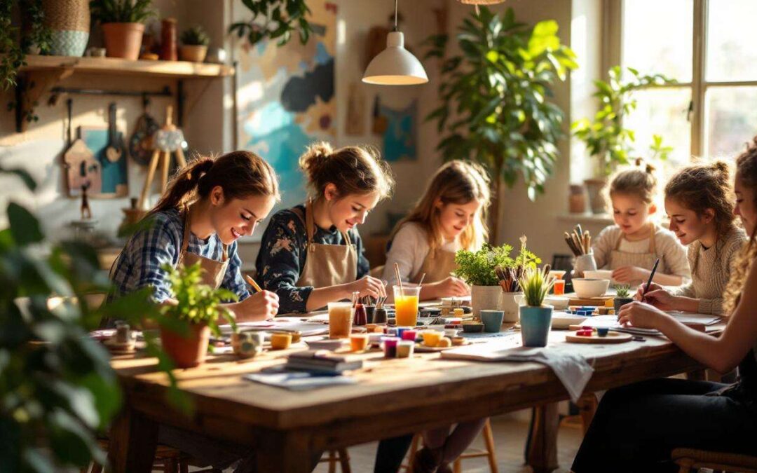 Offrir un atelier créatif : le cadeau idéal