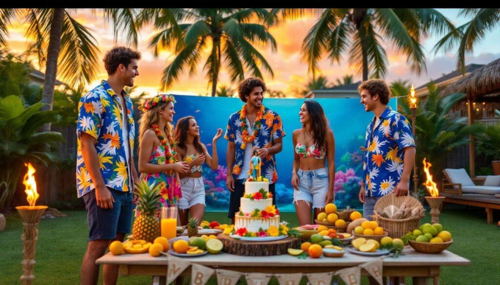 Soirée d'anniversaire hawaïenne pour ado : idées et conseils