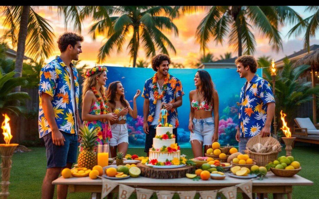 Soirée d&rsquo;anniversaire hawaïenne pour ado : idées et conseils
