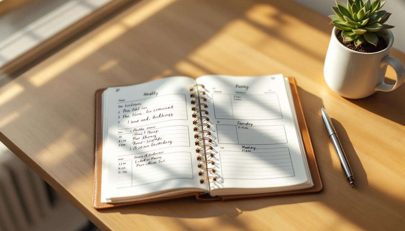 Agenda papier : l'outil pour une organisation quotidienne efficace