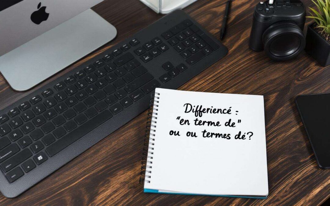 Différence : « en terme de » ou « en termes de » ?
