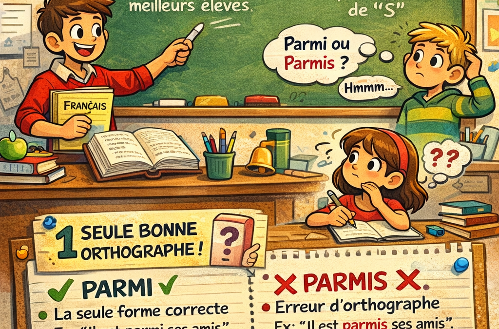 Parmi ou parmis : quelle est la bonne orthographe ?