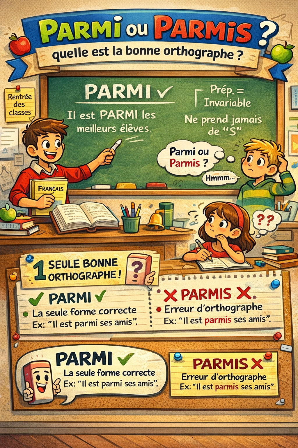 Parmi ou parmis Parmi ou parmis