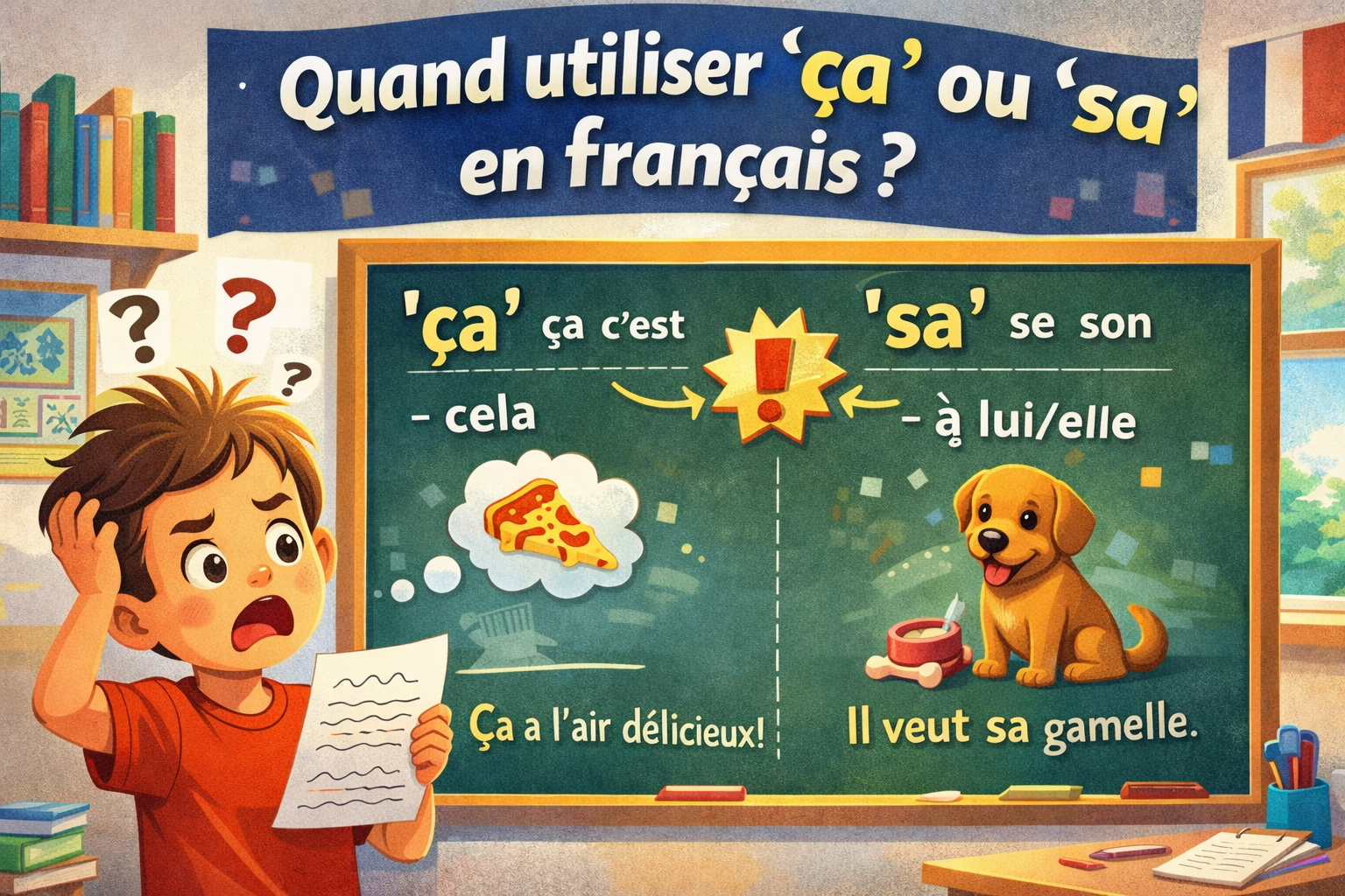 utiliser ‘ça’ ou ‘sa’ en français utiliser 'ça' ou 'sa' en français