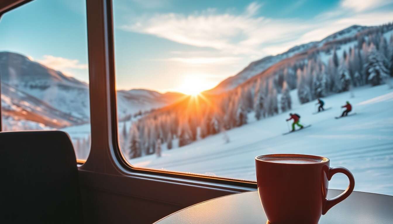 Partir au ski en train : conseils et astuces