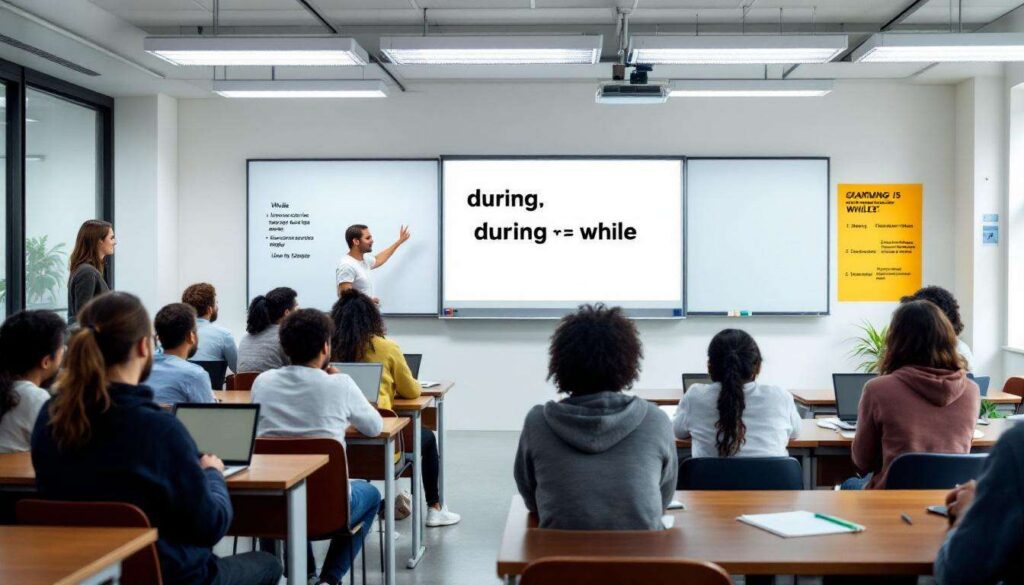 Différence entre "During" et "While" en Anglais