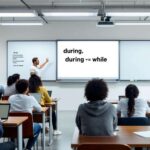 Différence entre "During" et "While" en Anglais